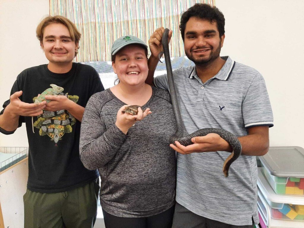 Grad Students and their Reptile Friends